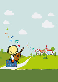 Andantino spielt Gitarre