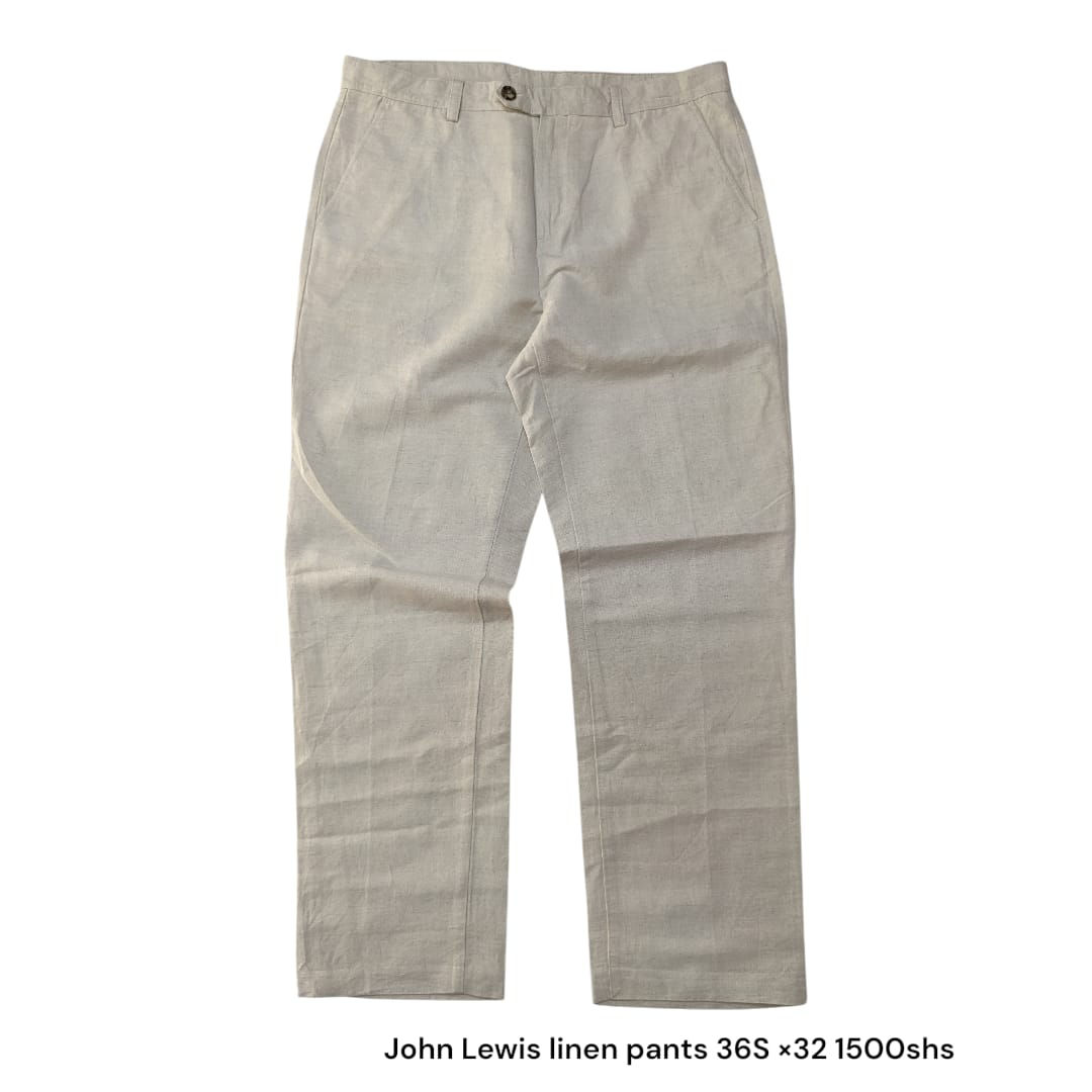 John Lewis linen pants 36S×32