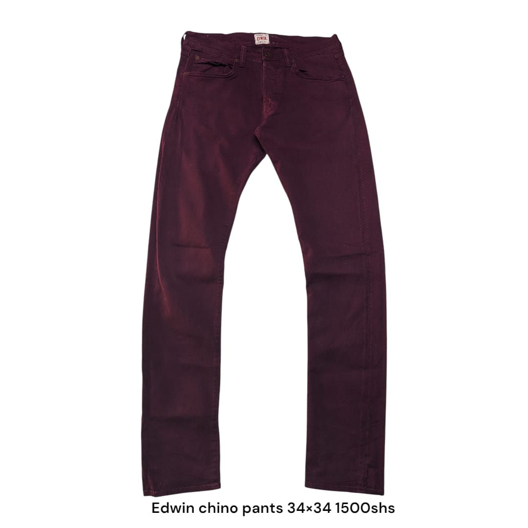 Edwin chino pants 34×34