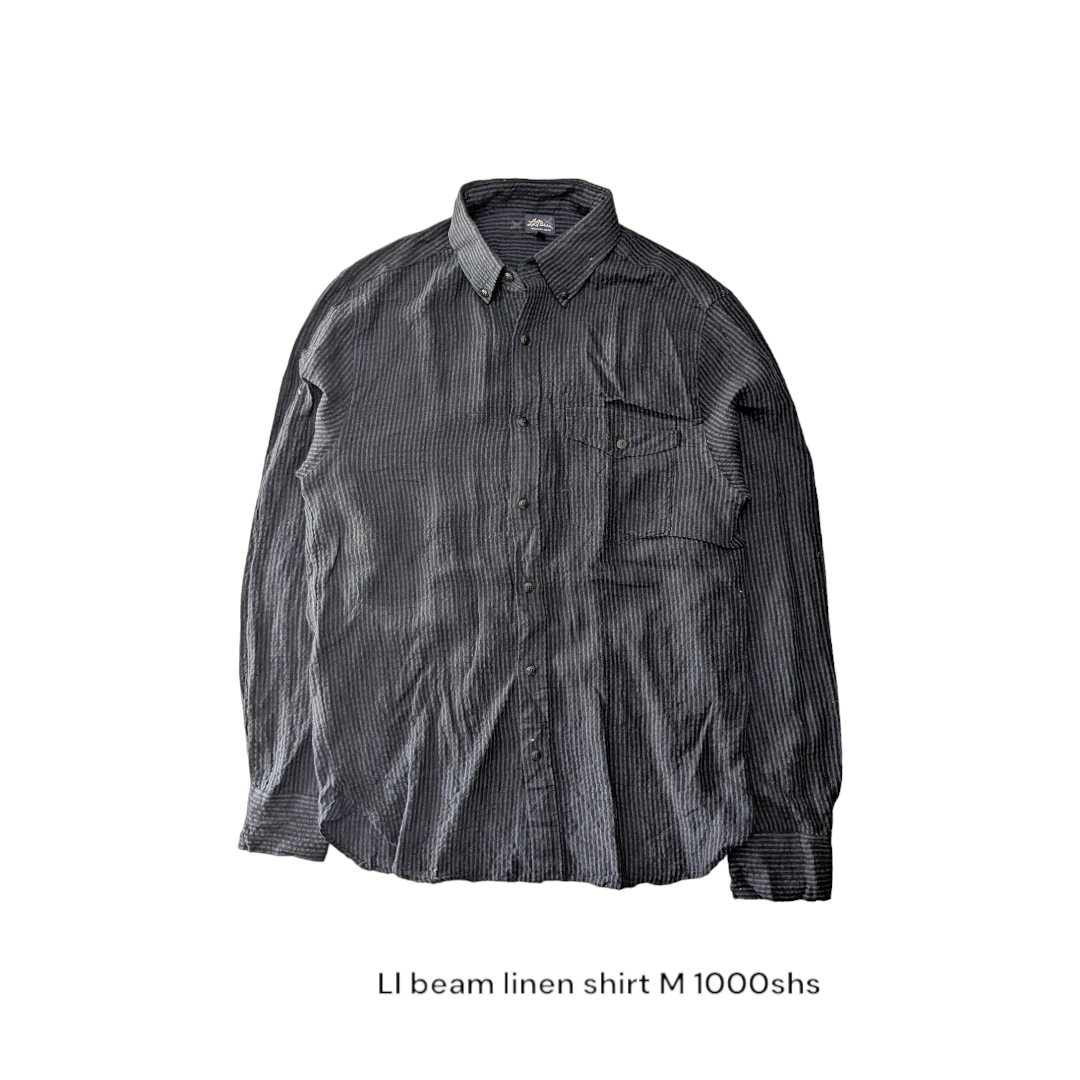 LI BEAM LINEN SHIRT M