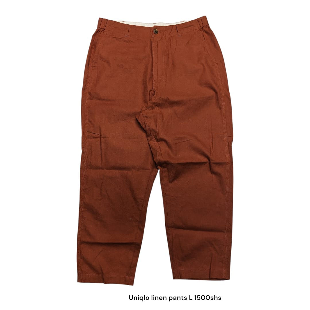 Uniqlo linen pants L 
