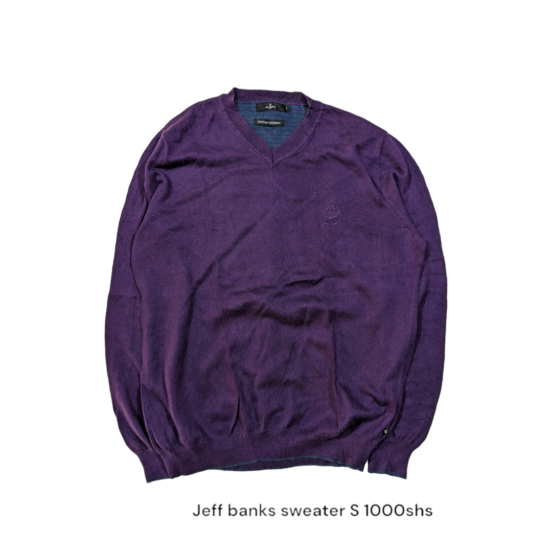 JEFF BANKS SWEATER S