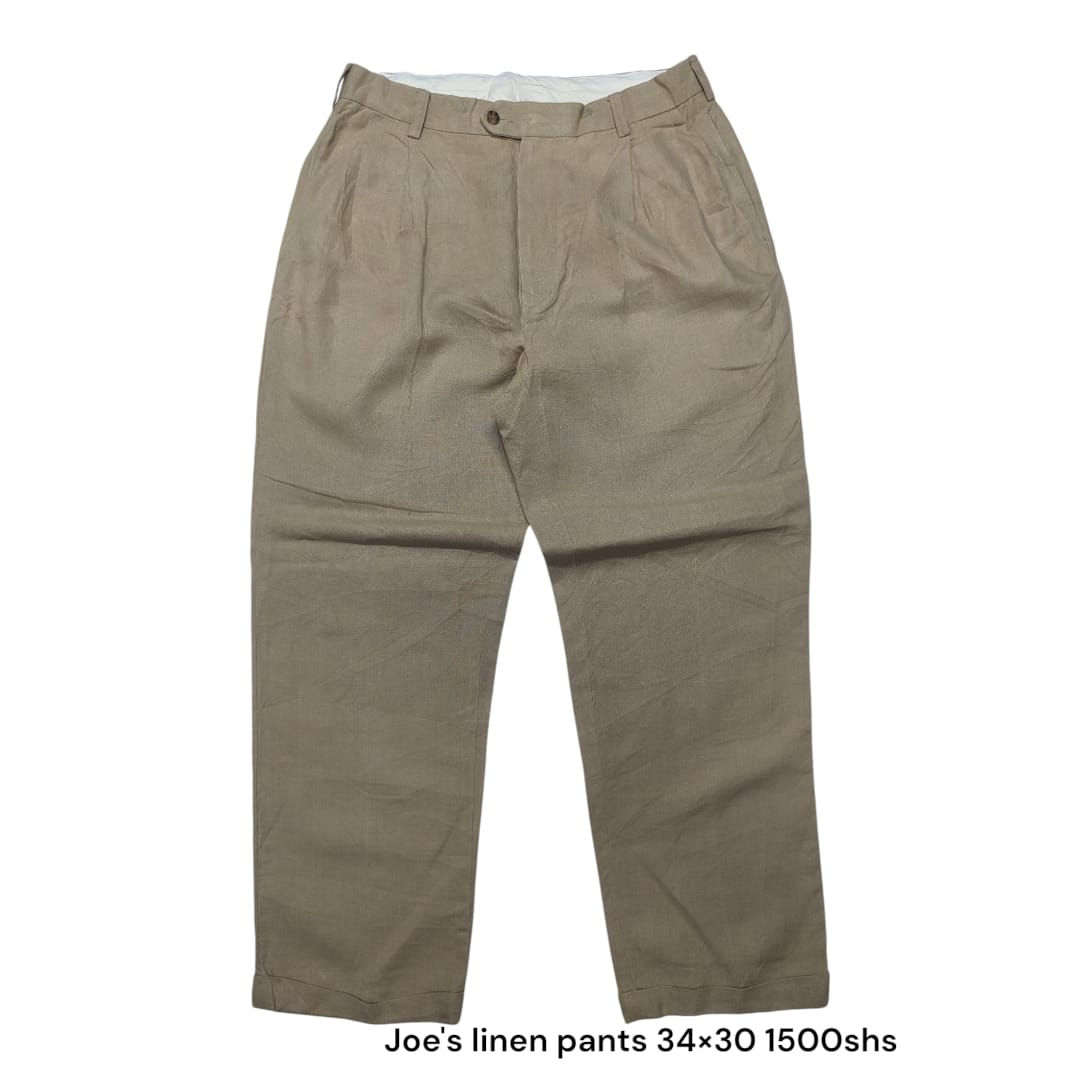 Joe's linen pants 34×30