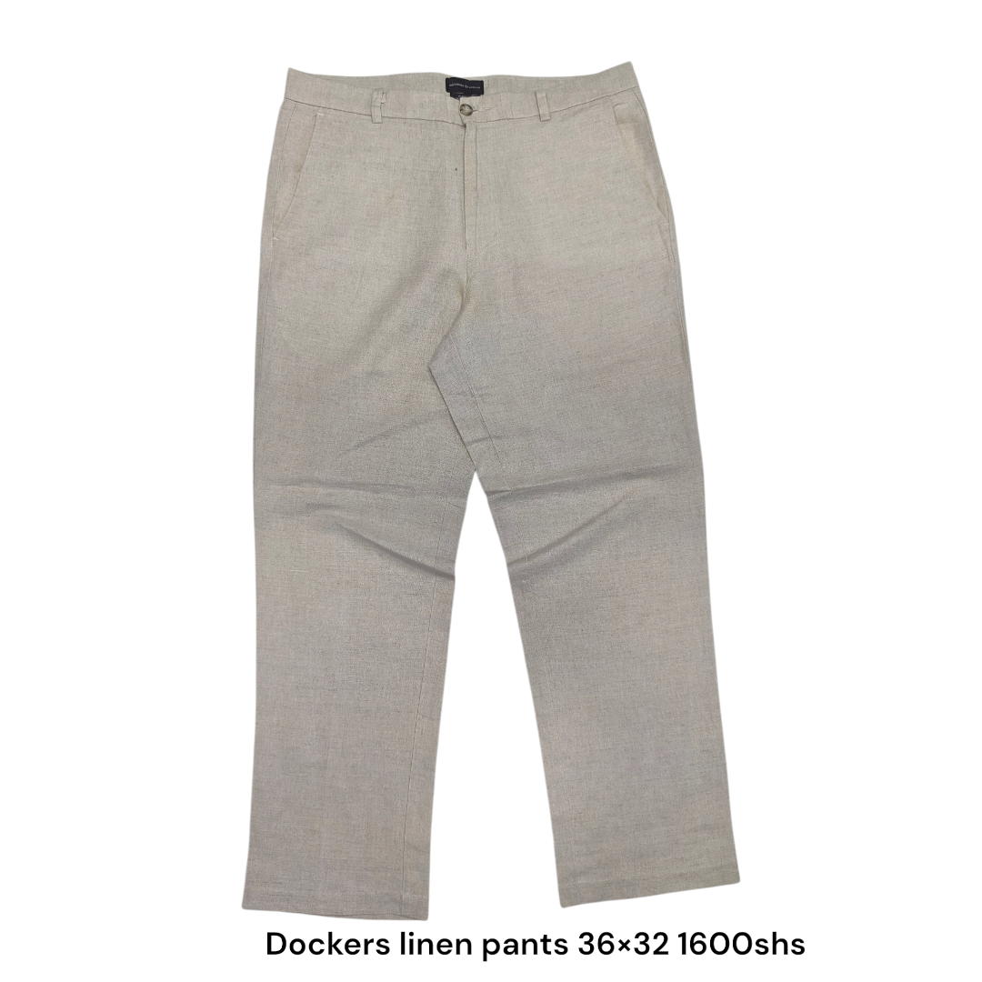 Dockers linen pants 36×32
