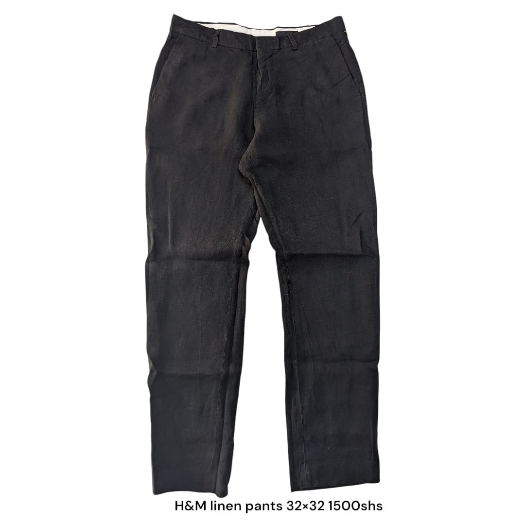 H&M linen pants 32×32