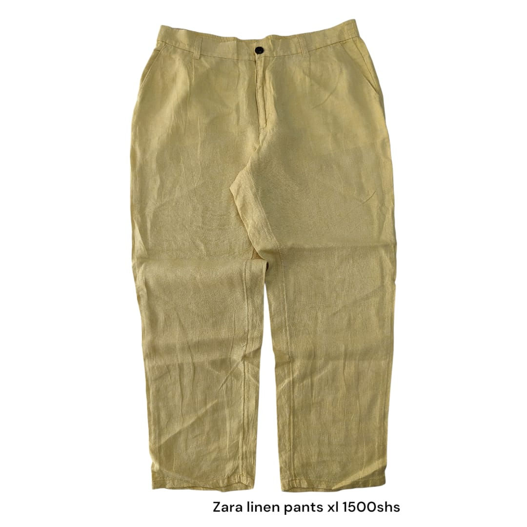 Zara linen pants XL