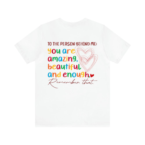 "You Matter" T-Shirt - Inspirational Letter Print Tee For Women, Casual O-Neck Top