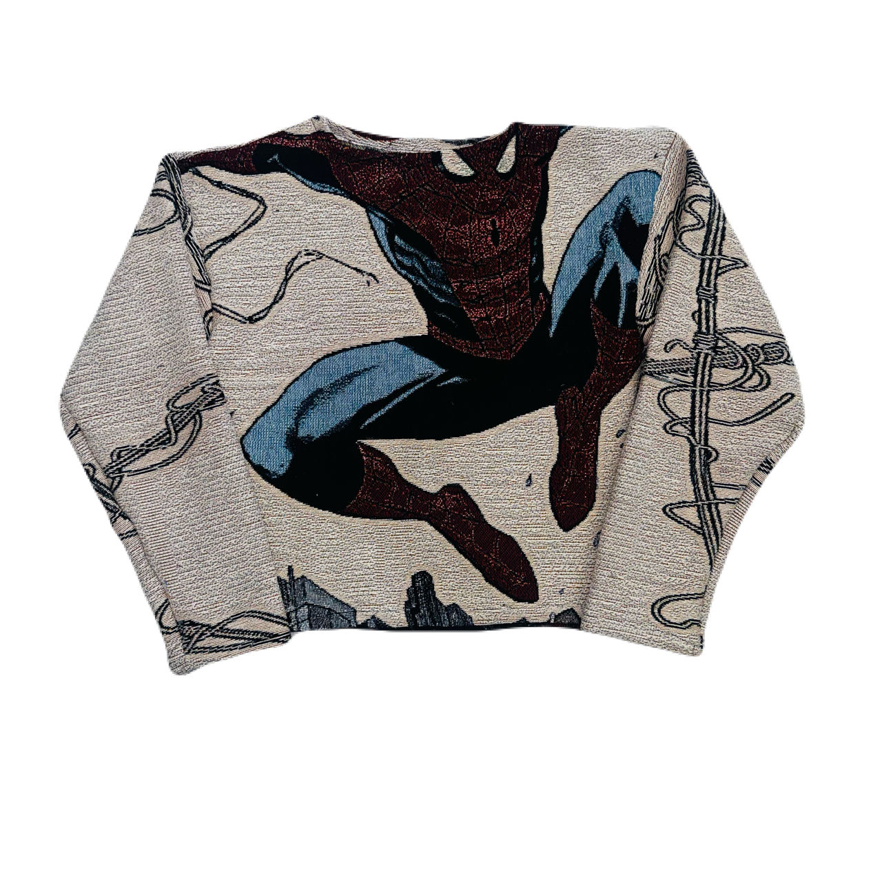 'SHADES OF SPIDER-MAN' TAPESTRY CREWNECK
