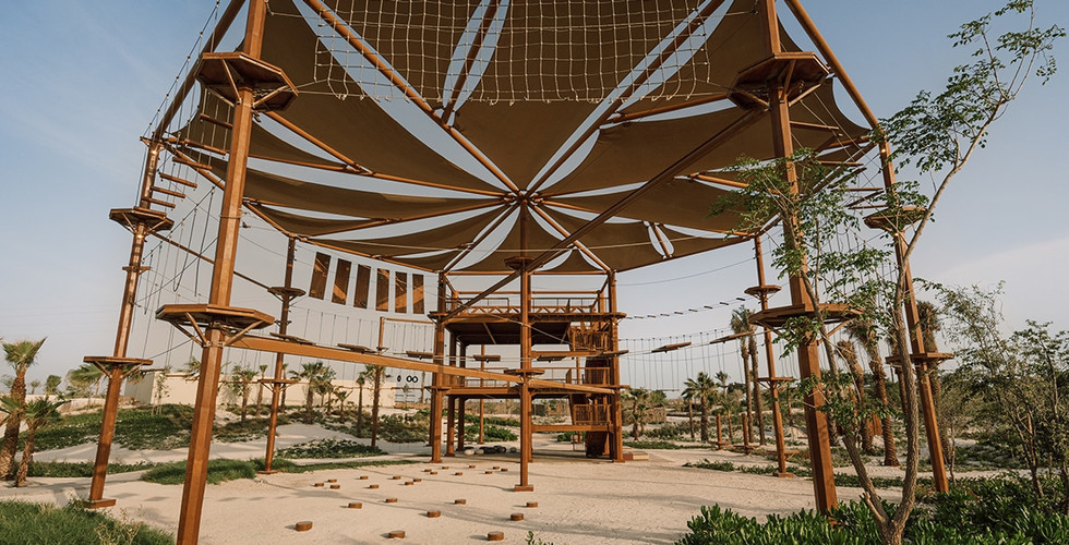 image of a Challenge Course, image courtesy of Miraval Red Sea