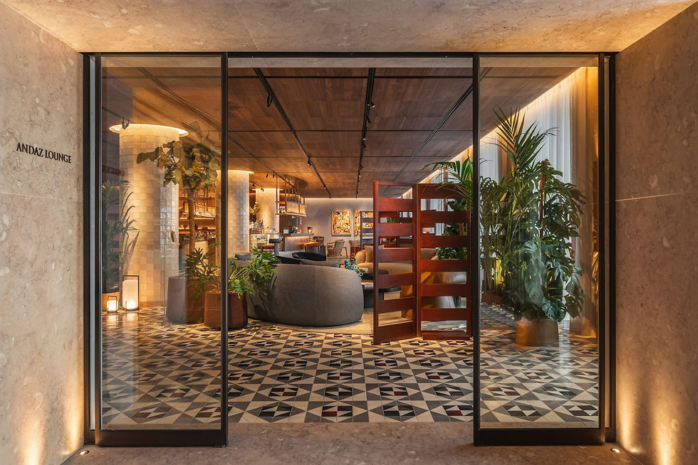 image of dining venue Andaz Lounge, image courtesy of Andaz Lisbon