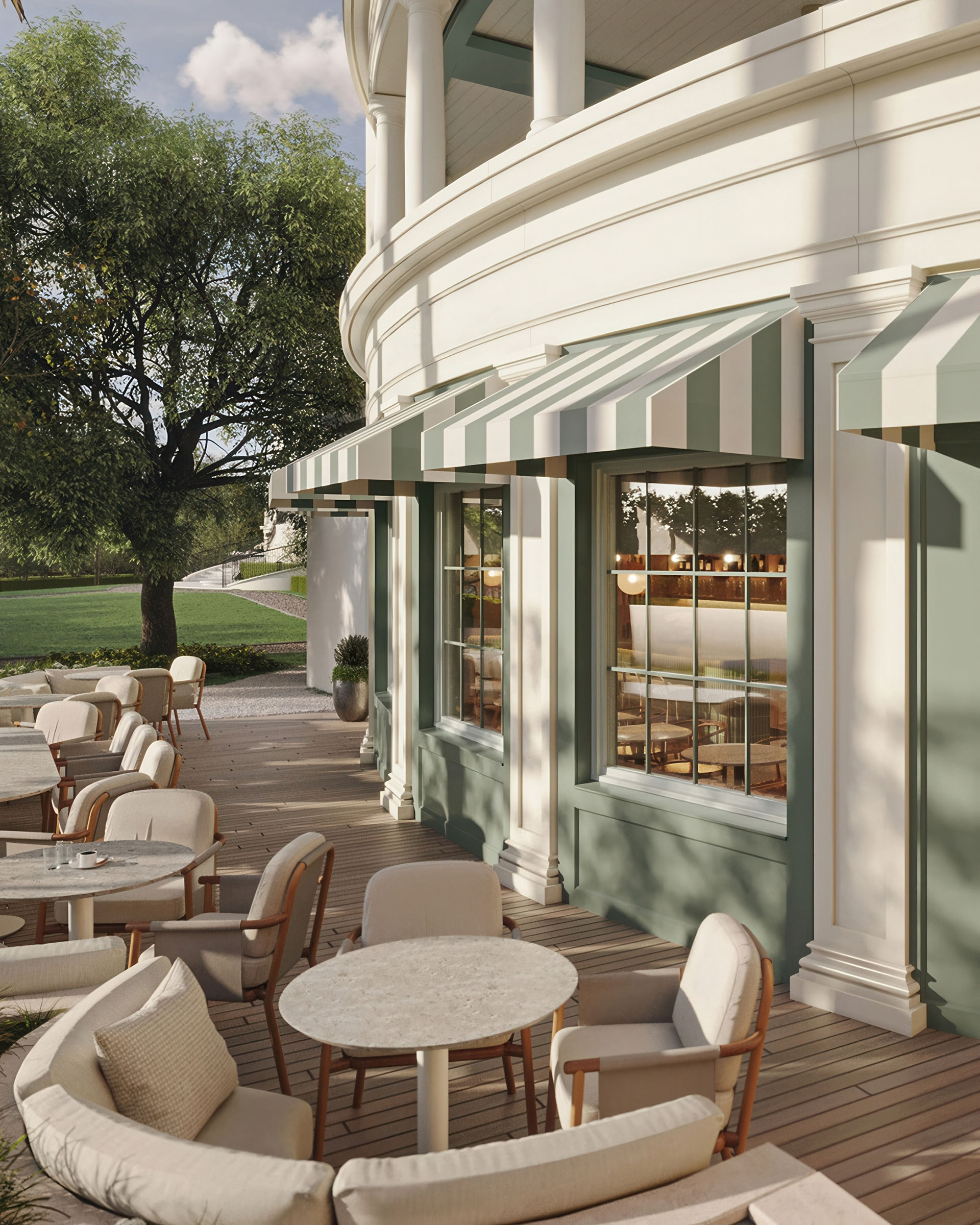 image of The Cooper's dining venue Cooper Coffee & Wine, image courtesy of The Cooper