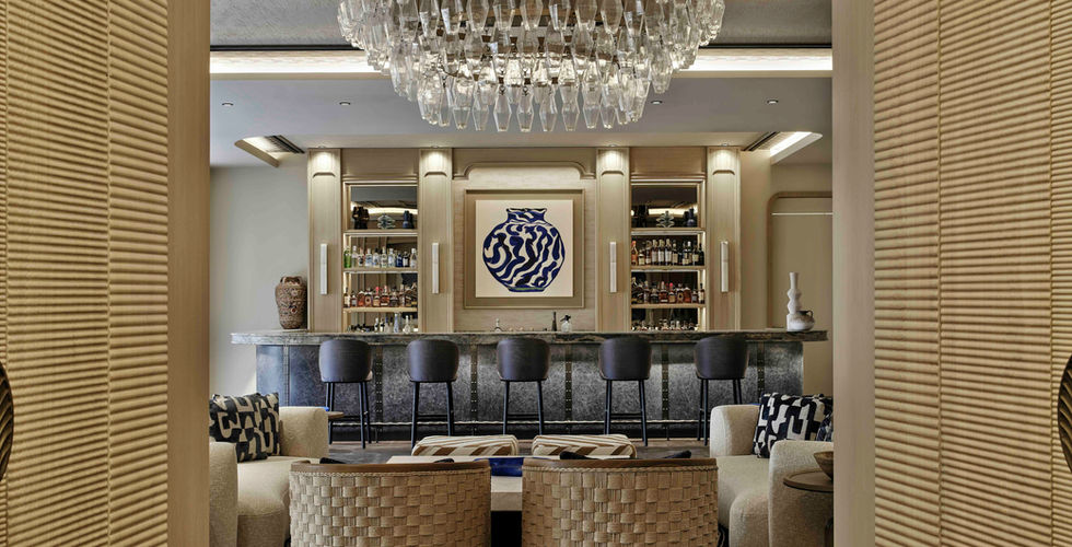 image of dining venue AMOH Lounge Bar, image courtesy of Amoh, a Luxury Collection, Rhodes