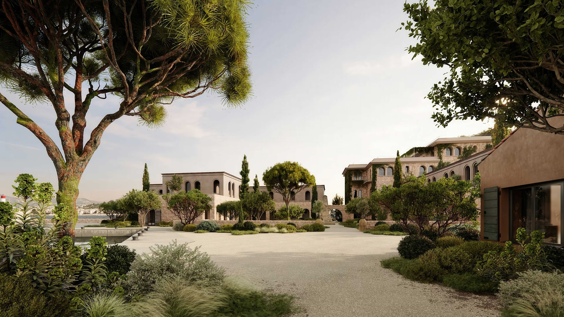 image of Resort Exterior, image courtesy of Zannier Île de Bendor