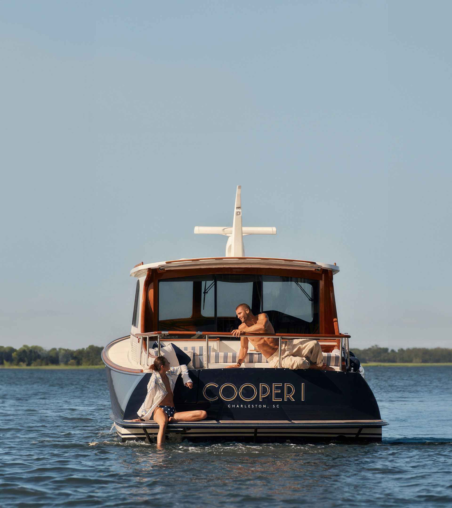 image of The Cooper's Hinckley Yacht, image courtesy of The Cooper