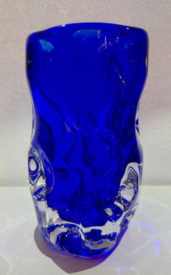 Vase Caillou Cobalt