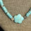 Thumbnail: Web105 - Turquoise and Pewter Necklace