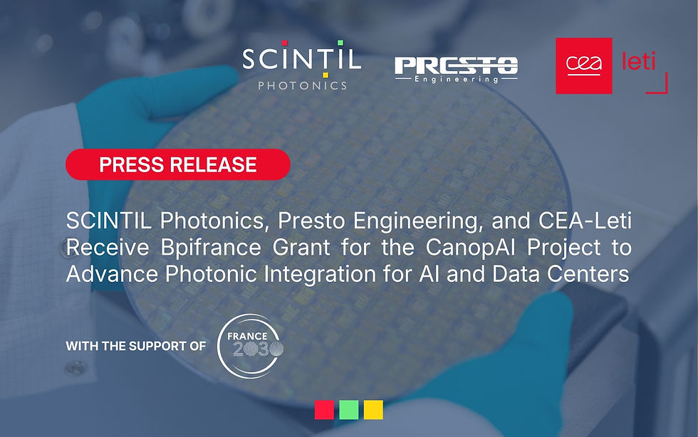 Series B funding - SCINTIL Photonics