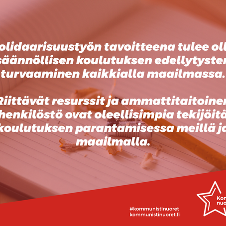 Kansainvälinen koulutuksen päivä 24.1.