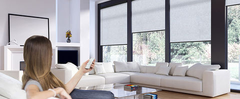 Motorised roller blinds, remote control blinds, blinds in Beeston, blinds in nottingham