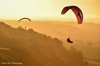 Paraglider over Westbury