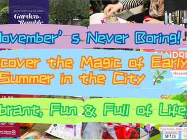 November's Never Boring! From Flower Festivals to Craft Workshops — November events are all here!