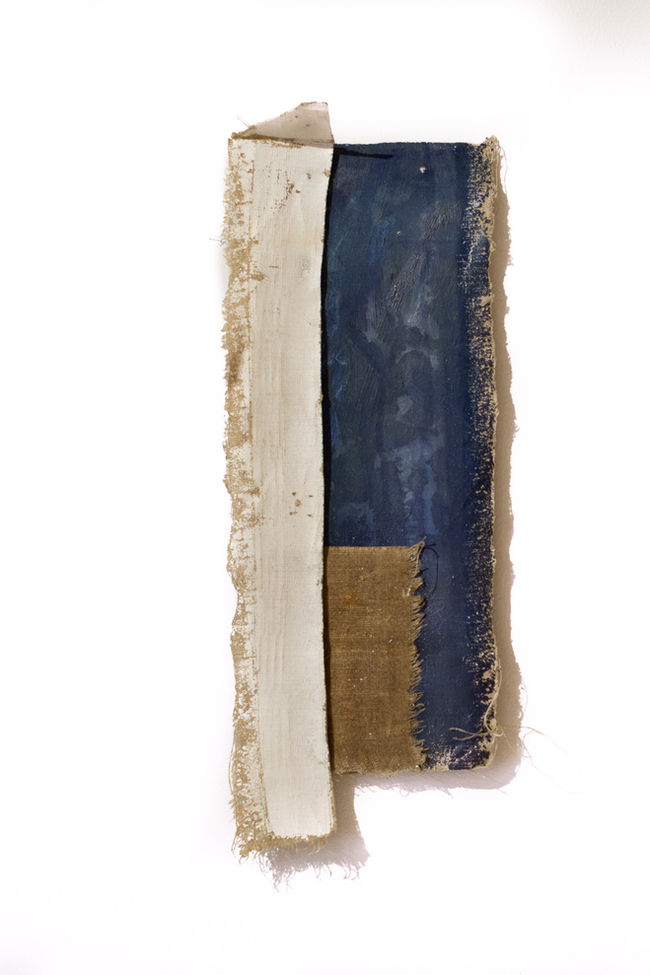 Hedendaagse kunst - minimal art - collage mixed media - wabi sabi art - schilderij linnen - kunst - Backfaces