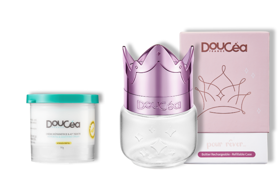 Thumbnail: Doucéa 法國燕麥保濕面霜套裝 - (益生元成份配方) | 適合小孩及成人使用 | REFILLABLE