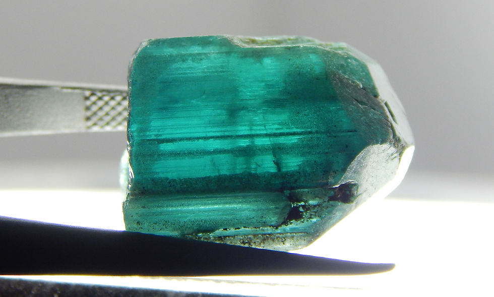 Thumbnail: Indicolite Tourmaline Terminated Crystal 5.3g (#11)