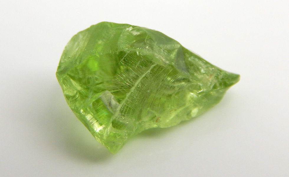 Thumbnail: Mint Peridot Facet Rough 1.1 Grams (#67p)