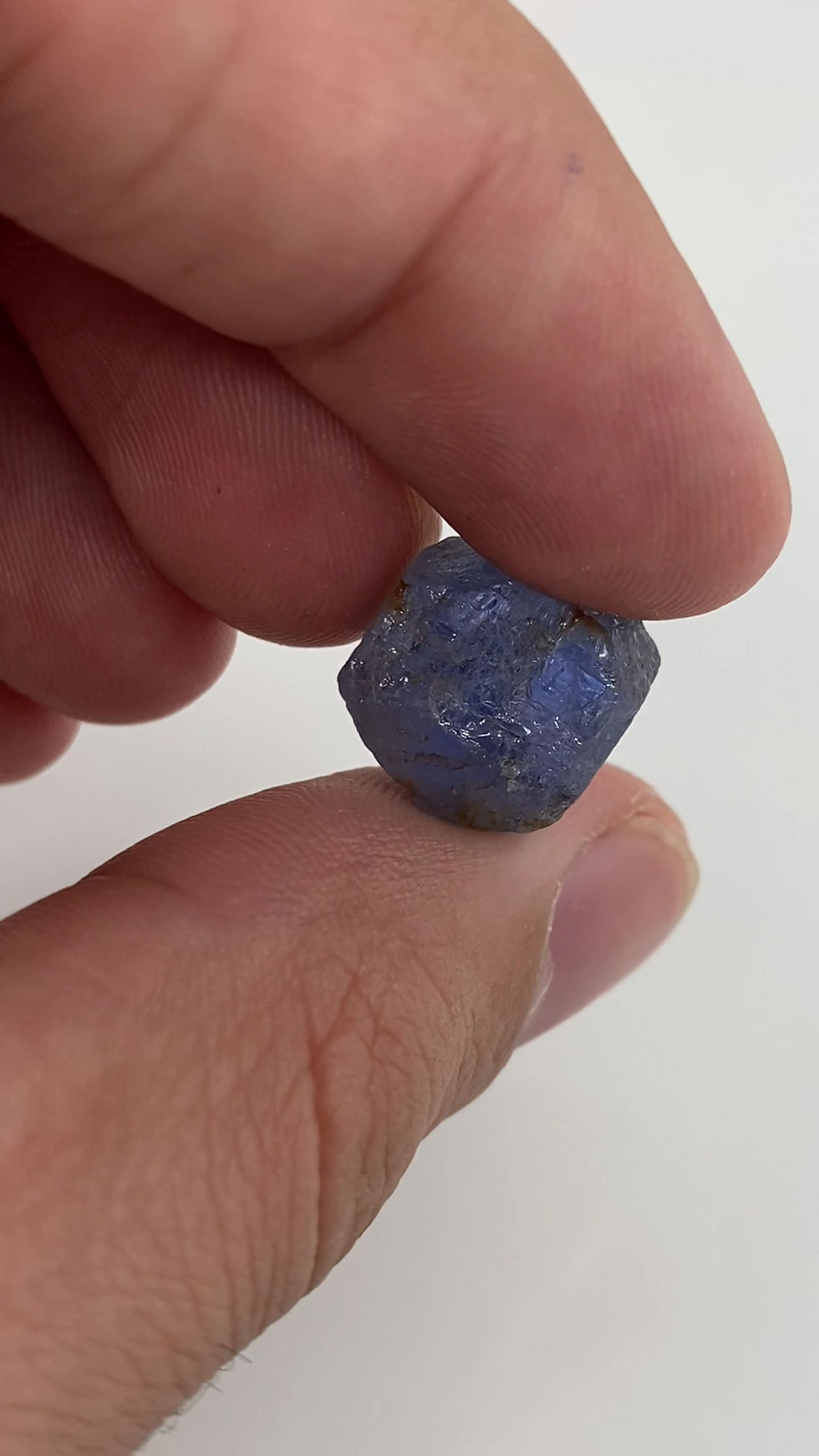 Thumbnail: Blue Umba Sapphire Facet Rough 3.6 Grams (#139p)