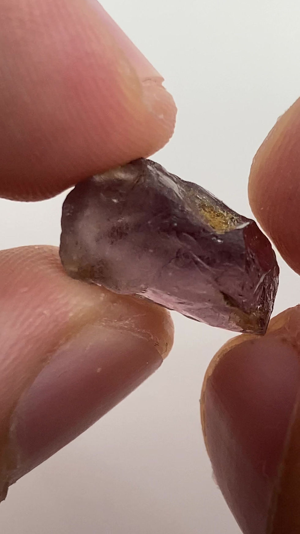 Thumbnail: Natural Pinkish Zircon Facet Rough 2.9 Grams (#33p)