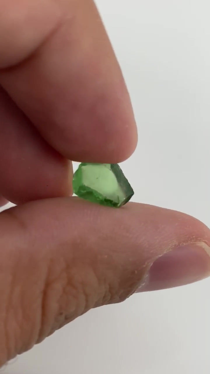 Thumbnail: Tsavorite Garnet Facet Rough 0.5 Grams (#138p)