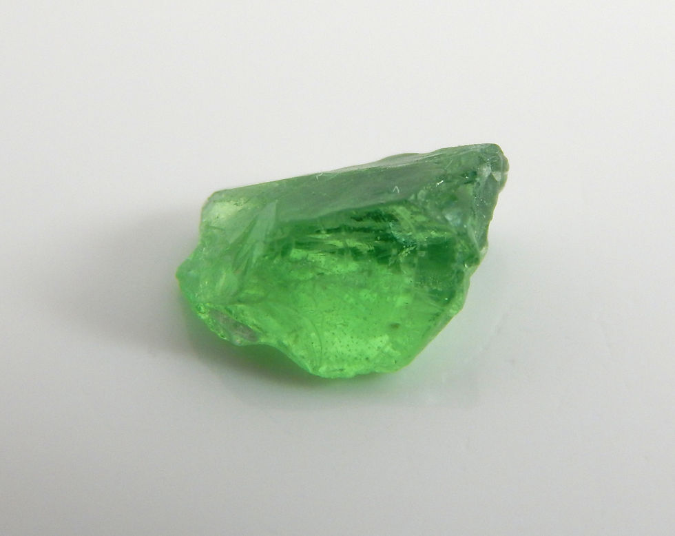 Thumbnail: Tsavorite Garnet facet rough 0.36g (1858p)