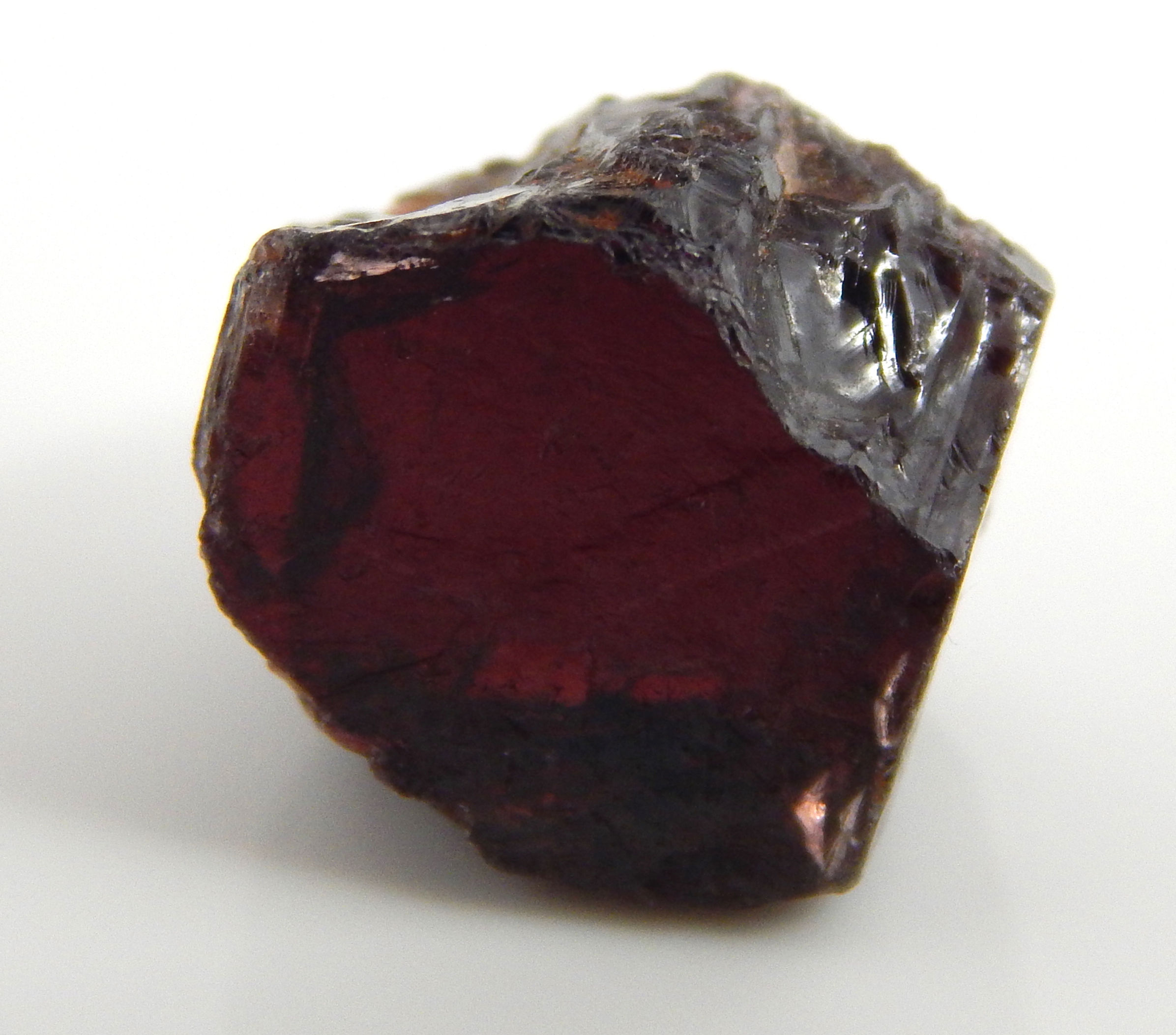 Red/brown Zircon Facet Rough 2.4 Grams (#6p)