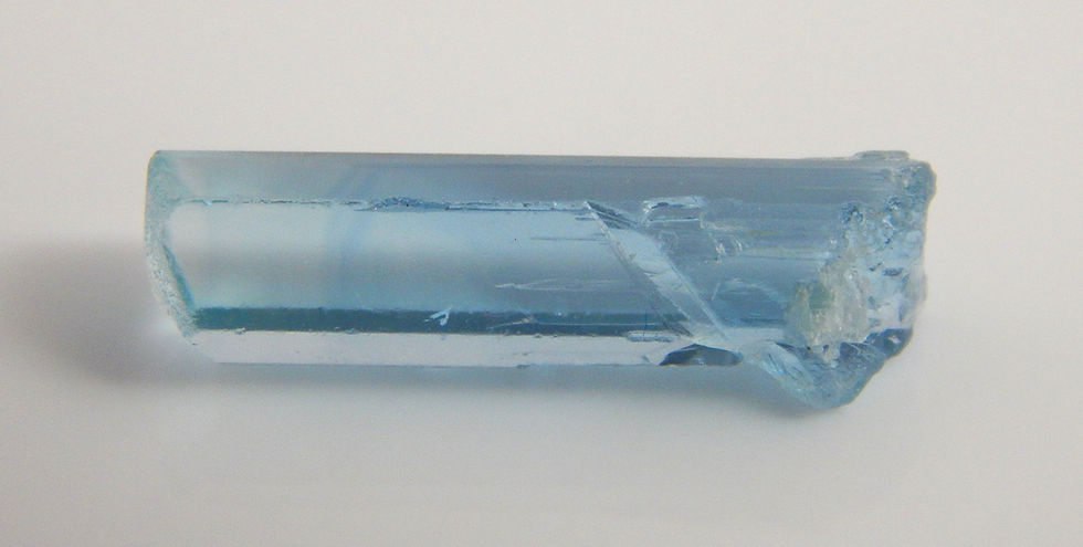 Thumbnail: Vietnamese Aquamarine Crystal Rough 0.9 Grams (#13)