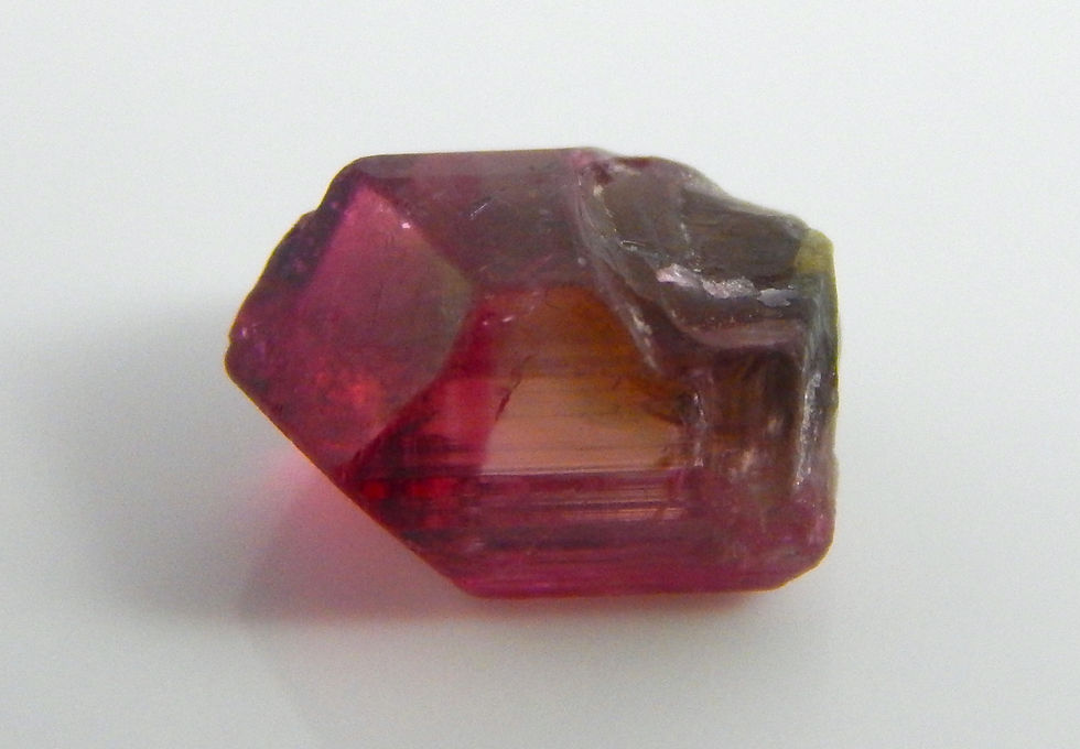 Thumbnail: Rubellite Tourmaline Crystal Facet Rough 0.7g (#19)