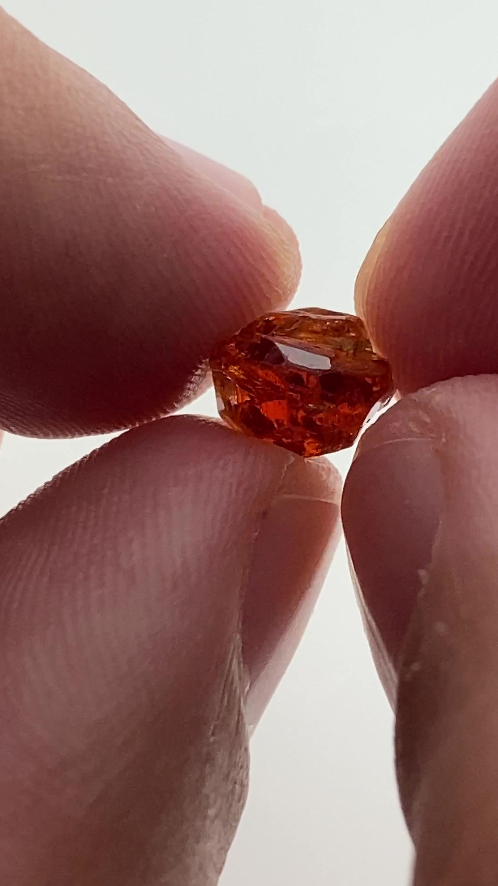 Thumbnail: Spessartite Garnet Facet Rough 0.77g (1342p)