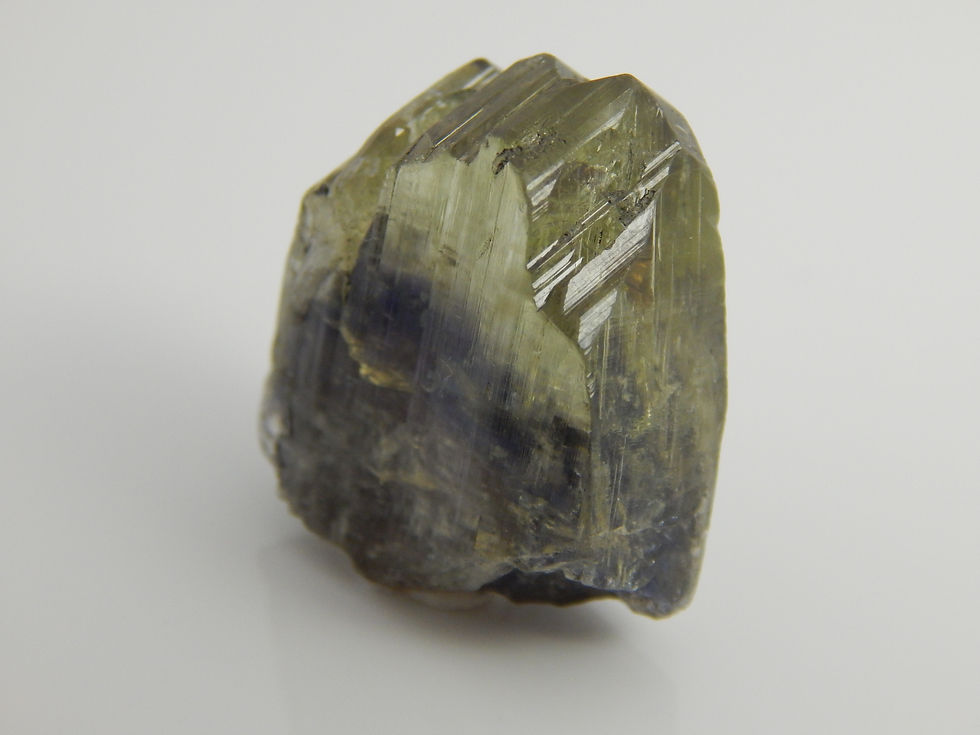 Thumbnail: Tanzanite Terminated Bi-color Crystal rough 12.3 Grams (#55)