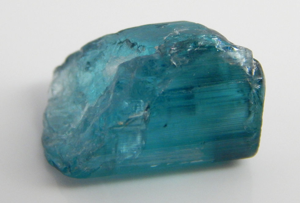 Thumbnail: Indicolite Tourmaline Facet Rough 2.3 Grams (#32)
