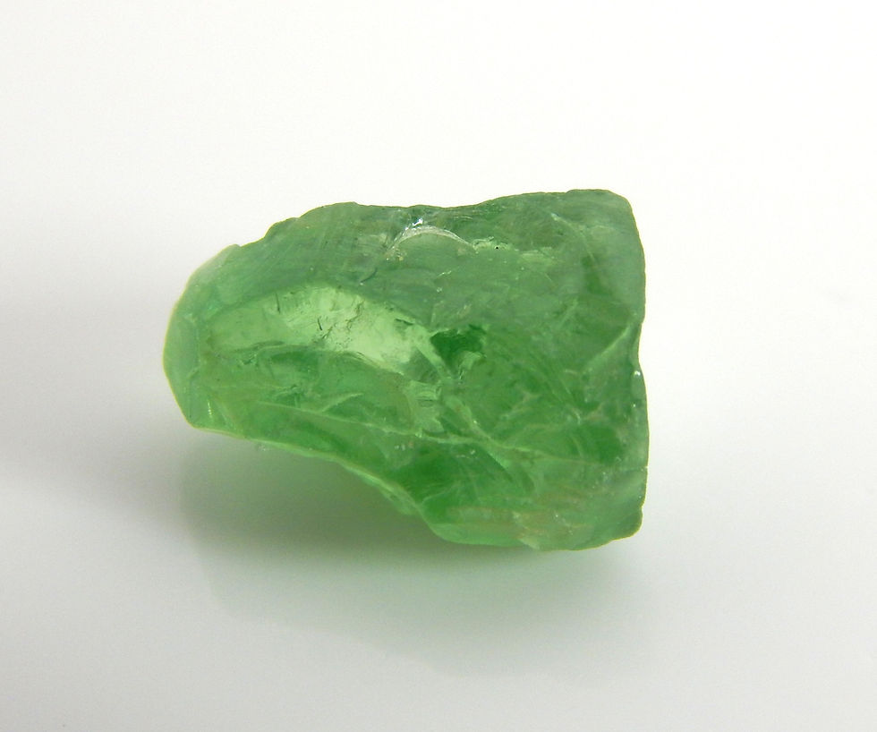 Thumbnail: Tsavorite Garnet facet rough 0.52g (1645p)