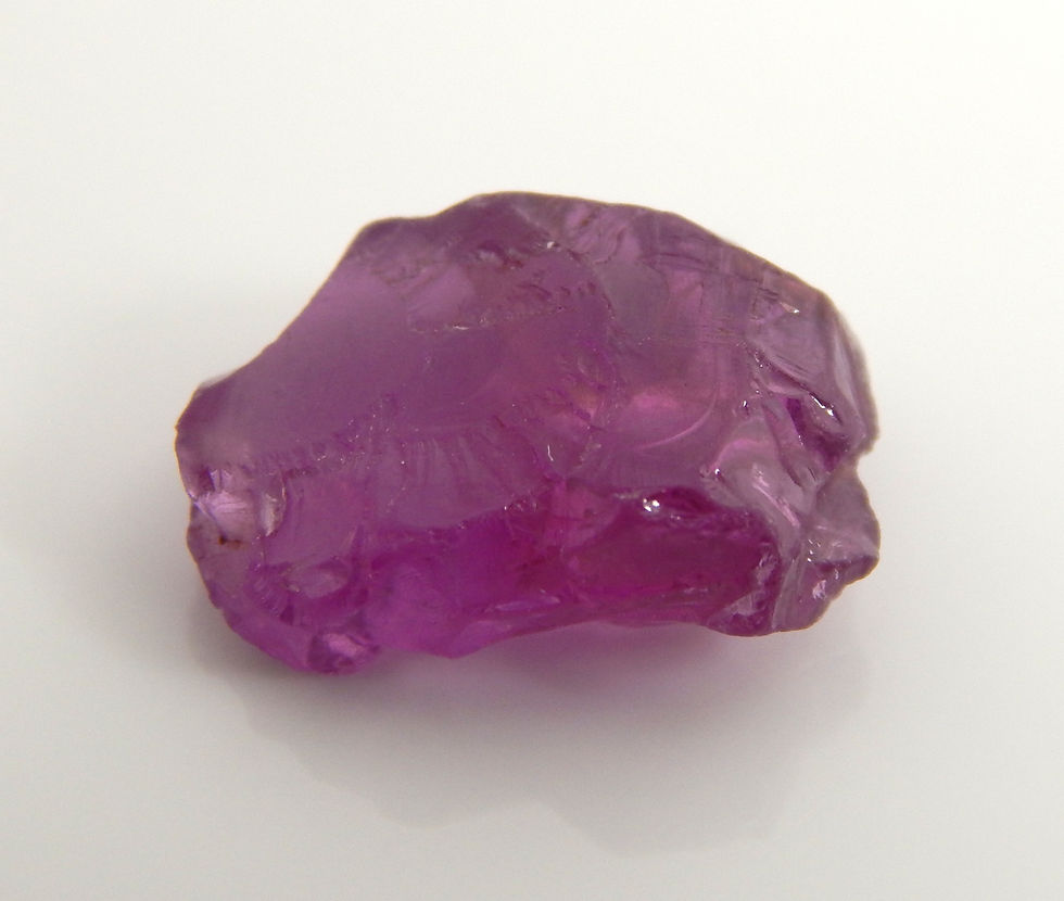 Thumbnail: Pastel Pyrope Garnet facet rough 1.40g (1791p)