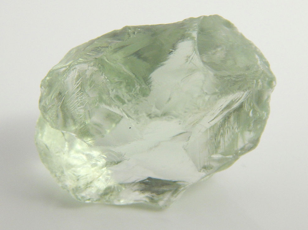 Thumbnail: Prasiolite top facet grade 8 Grams (#1)