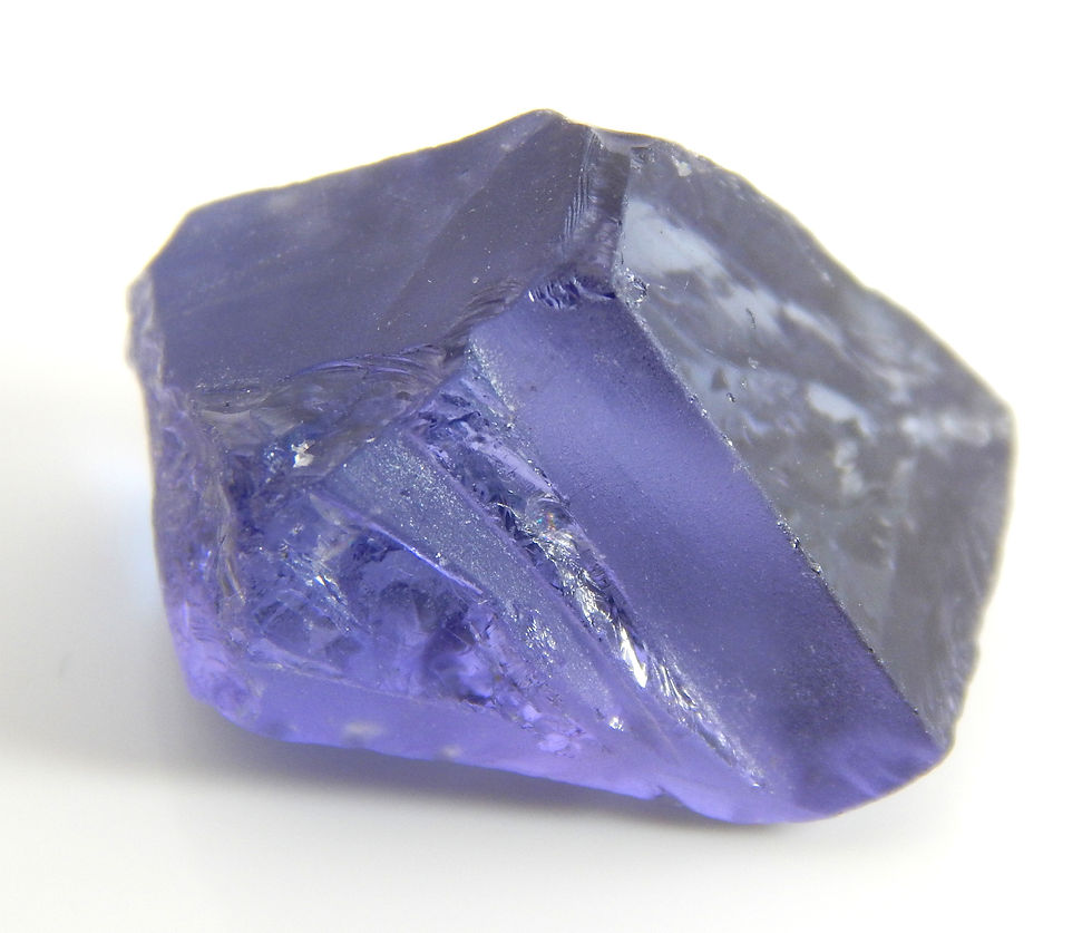 Thumbnail: Fancy Tanzanite Facet Rough 4.91g (341p)