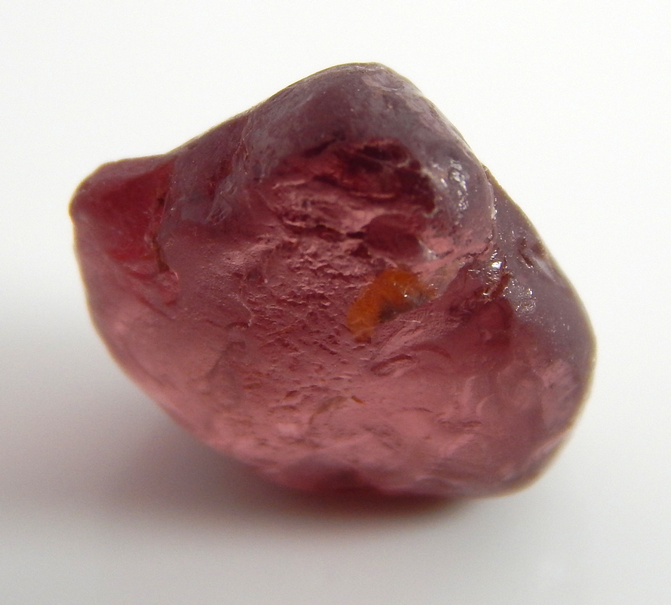 Champagne Imperial Malaya Garnet facet rough 1.17g (1523p)
