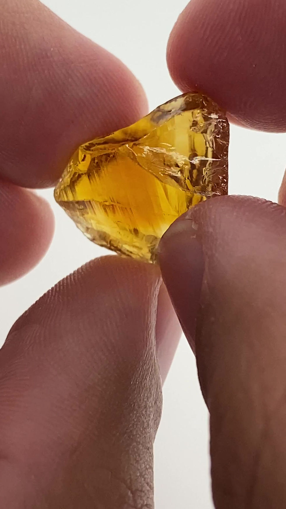 Thumbnail: Heated Orange Citrine Facet Rough 3.42g (151p)