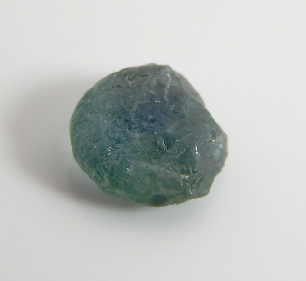 Thumbnail: Heated Montana Sapphire facet rough 0.48g (1673p)