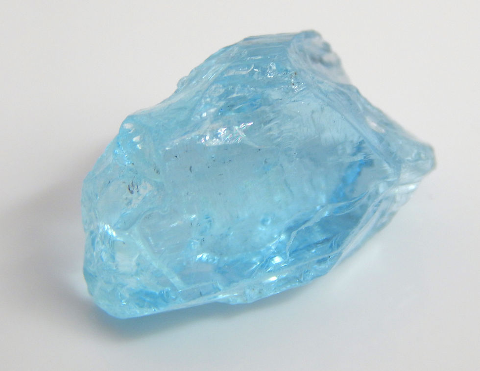 Thumbnail: Aquamarine Facet Rough 5 Grams (#57p)