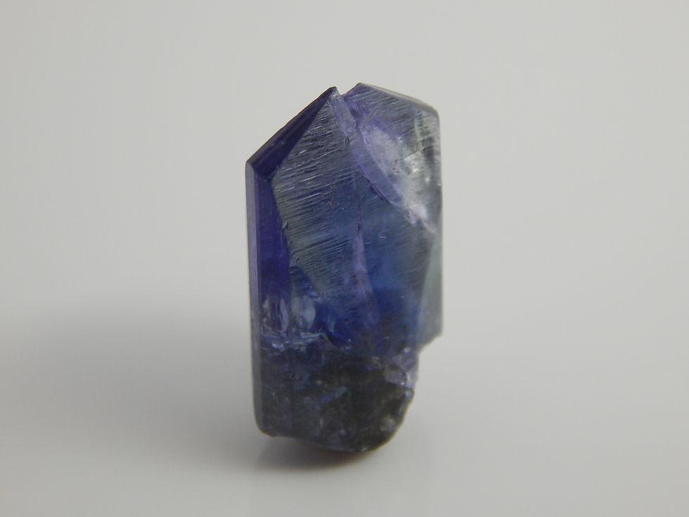 Thumbnail: Tanzanite bi-color Crystal Rough 3.3 Grams (#13)