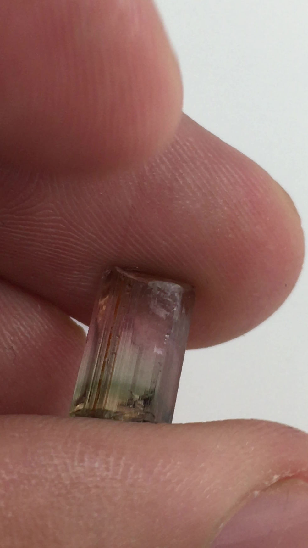 Thumbnail: Ofiki Nigerian Tourmaline Facet Rough 0.9 Grams (#195p)