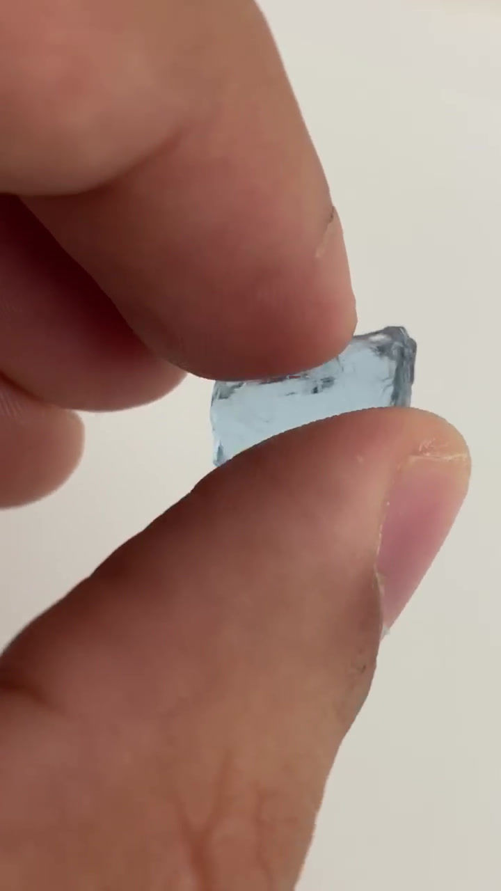 Thumbnail: Aquamarine Facet Rough 1.0 Gram (#83p)